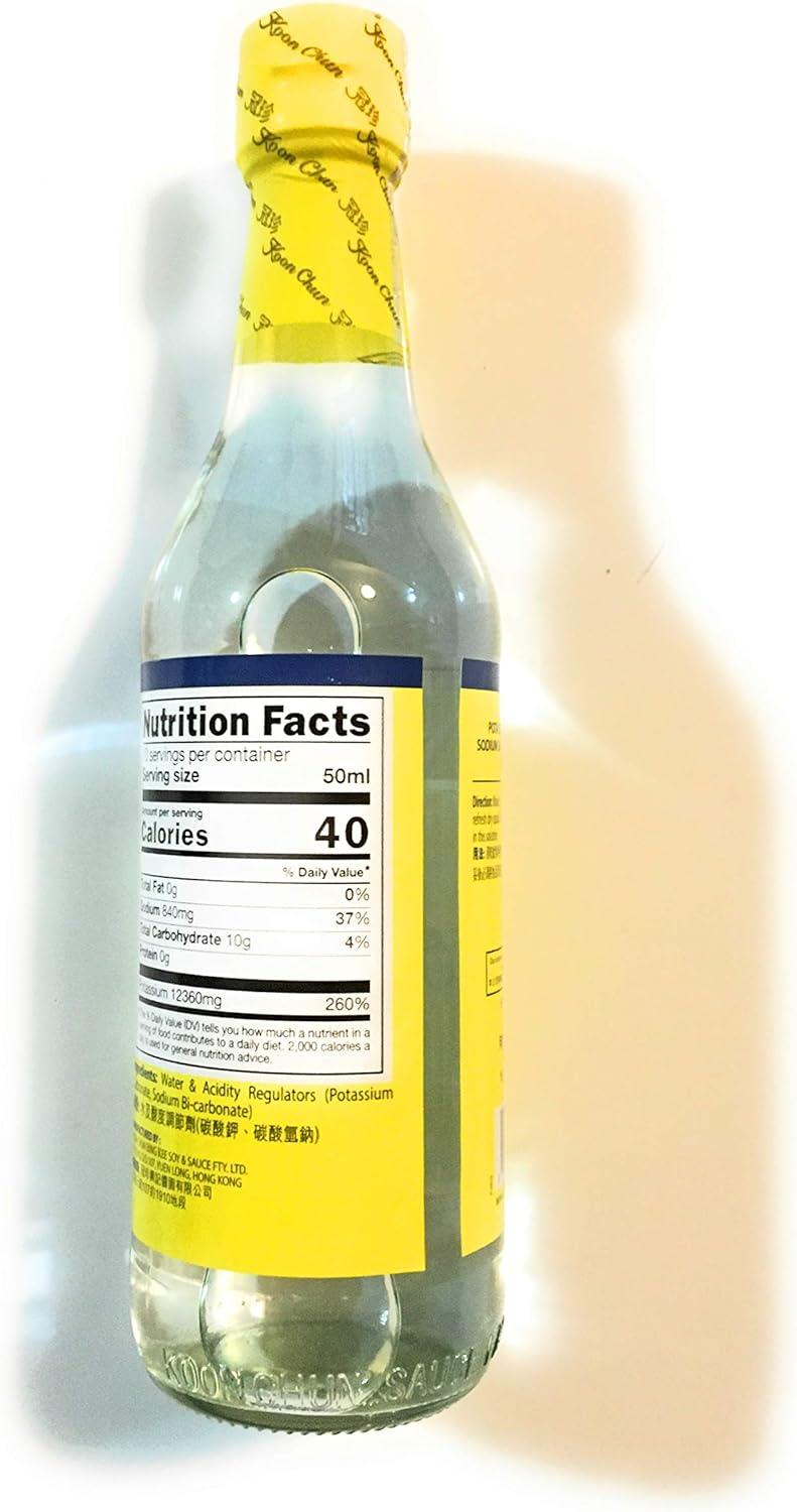 Potassium Carbonate & Sodium Bi-Carbonate Solution (Lye Water) 16.9 Fl Oz