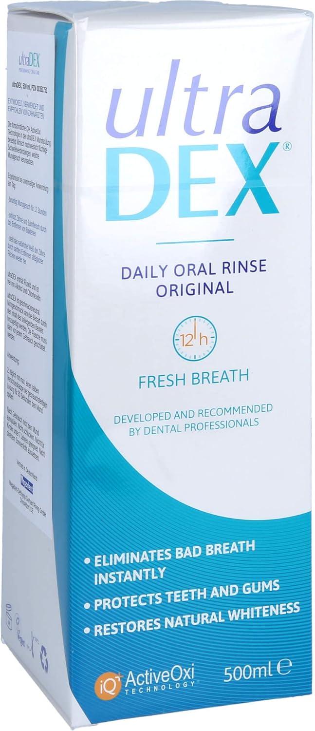 Buy ULTRADEX Antibacterial Mouthwash 500 ml Effective Oral Care