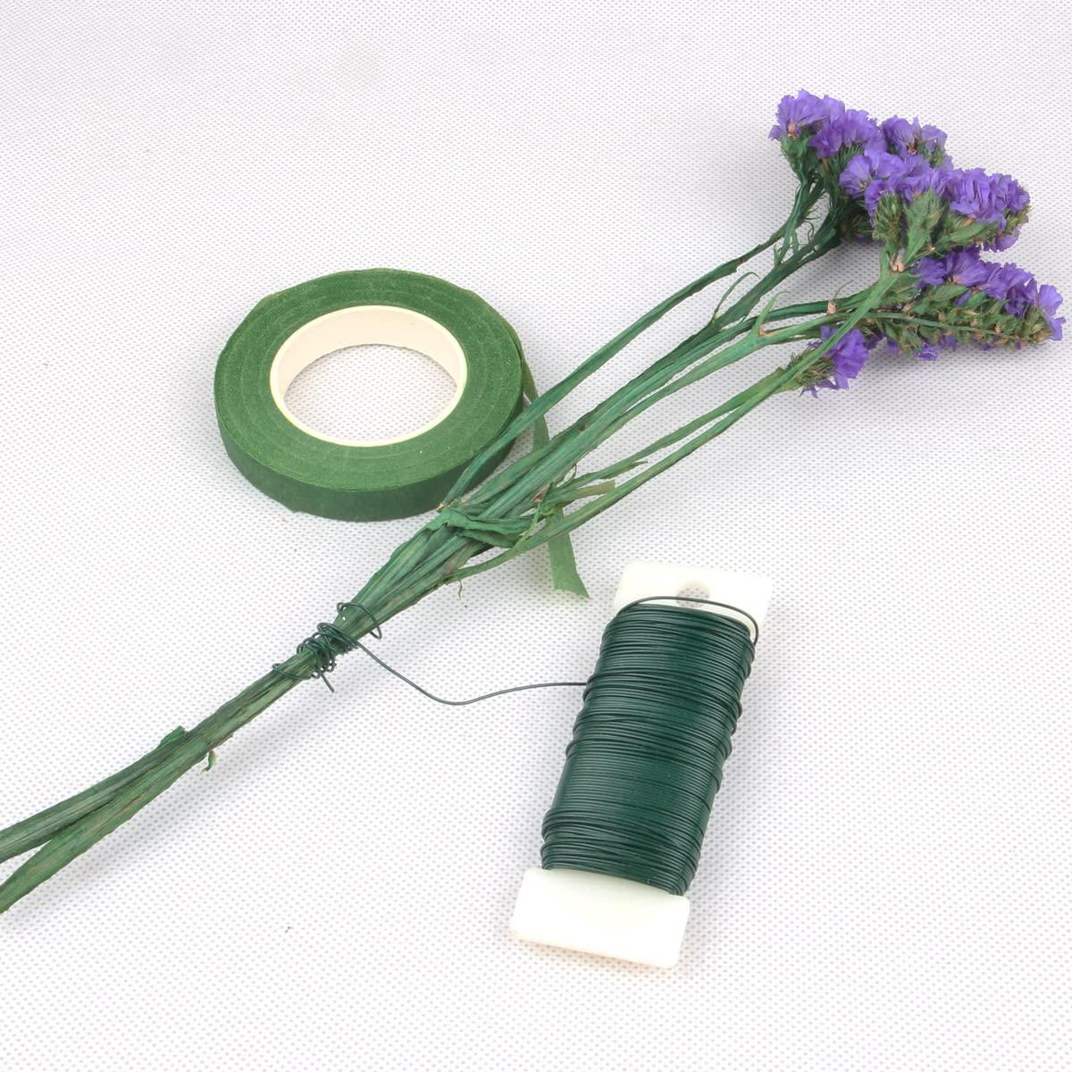 JFFX Floral Wire 38 Yards Paddle Wire 22 Gauge Florist Wire Flexible