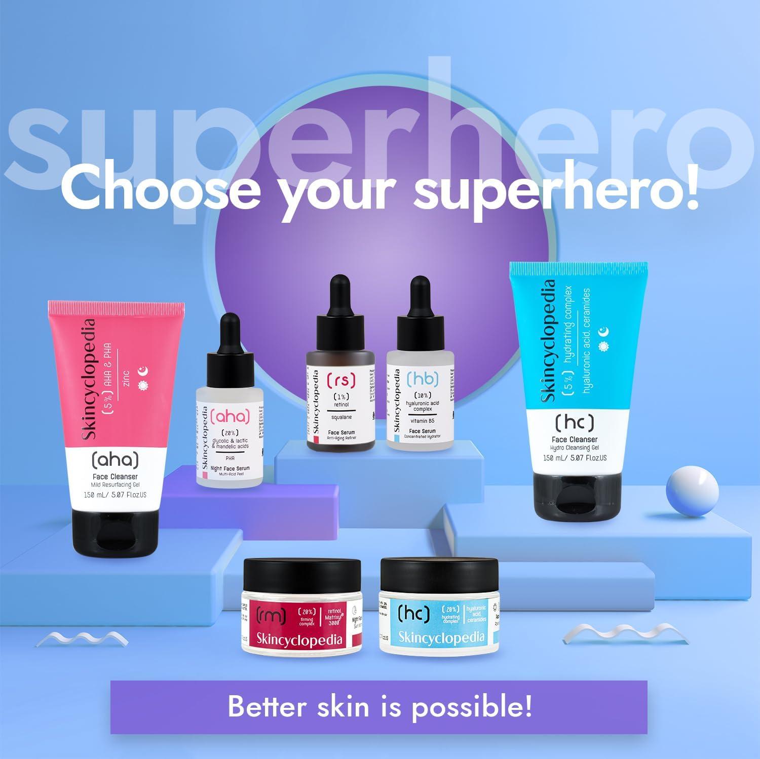 Skincyclopedia Concentrated Face Moisturiser with 20% Hydrating