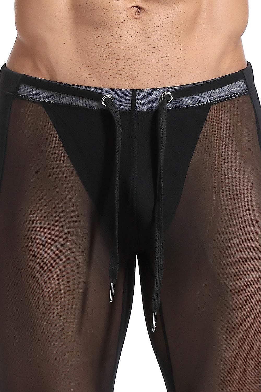 Men's see hotsell through compression shorts