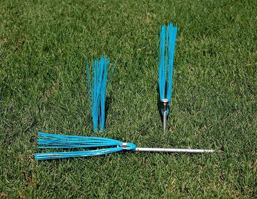 Trail Chasers Ground Markers Blue 6 Inch Marking Whiskers with