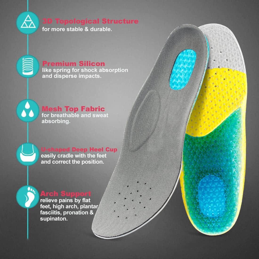 Bellcon Kids Insoles for Arch Support Orthotic Insoles for Shock