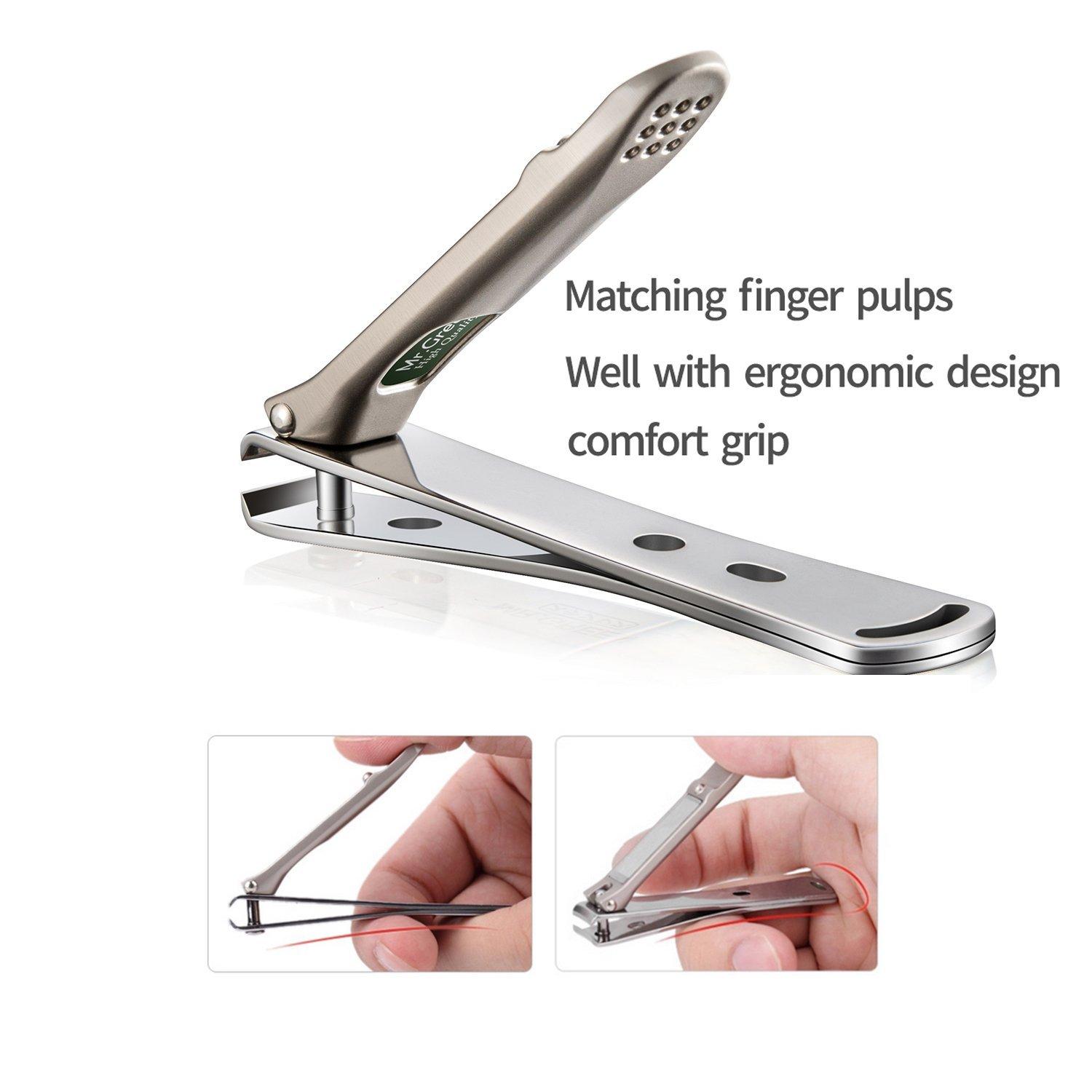 Stainless Professional Nail Clipper with Container and File | Tenartis