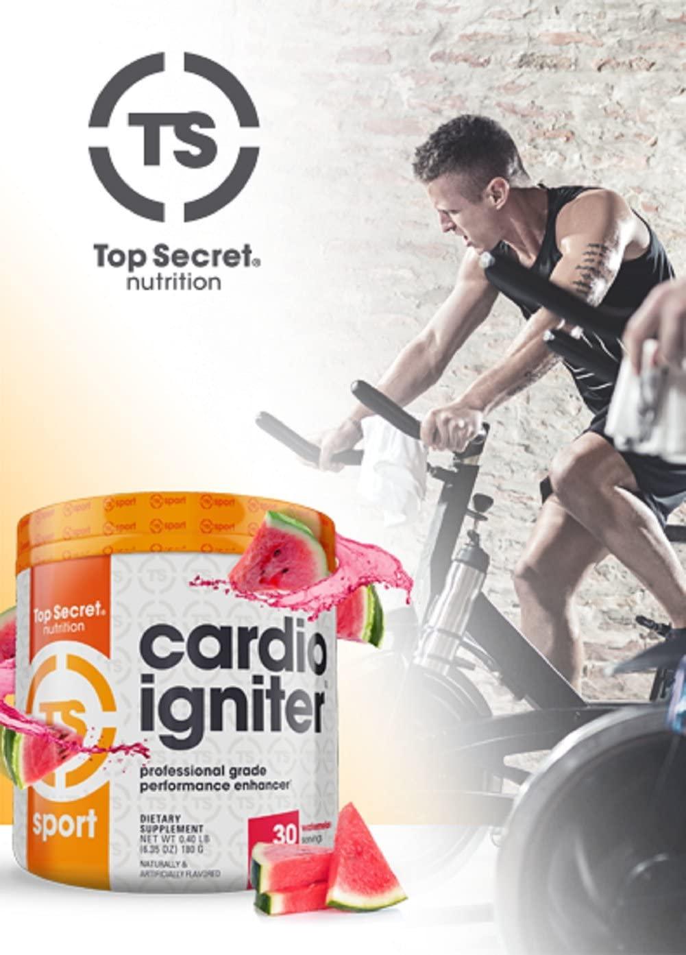 Top Secret Nutrition Cardio Igniter Preworkout Supplement with Beta