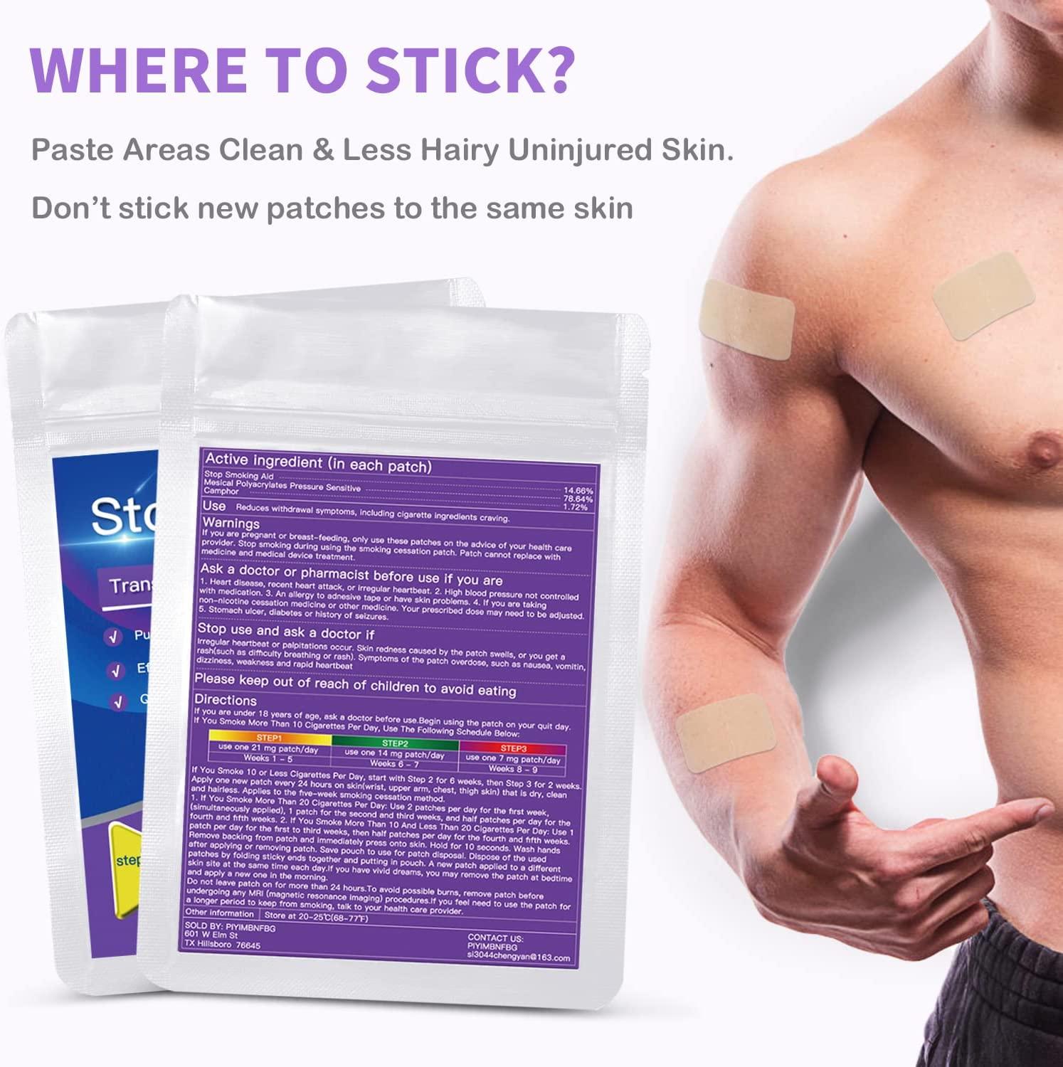 Step 1 21MG Quit Smoking Patches FastActing & Effective Stop Smoking Aid