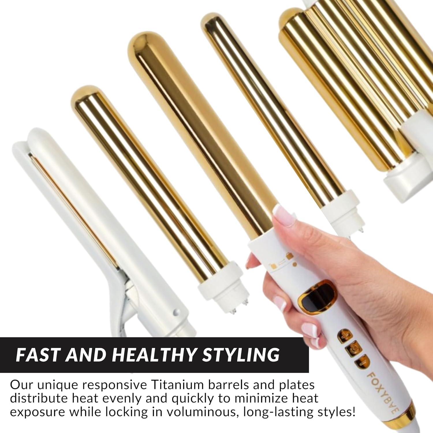 Curly Hair Titanium Or Ceramic Wand For Fine Hair Nano Titanium