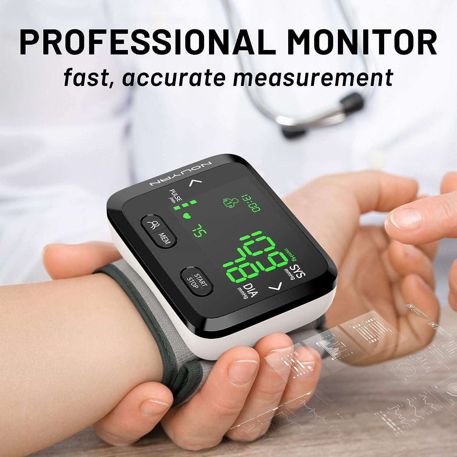 Wrist Blood Pressure Monitor with Large Backlit Display 198