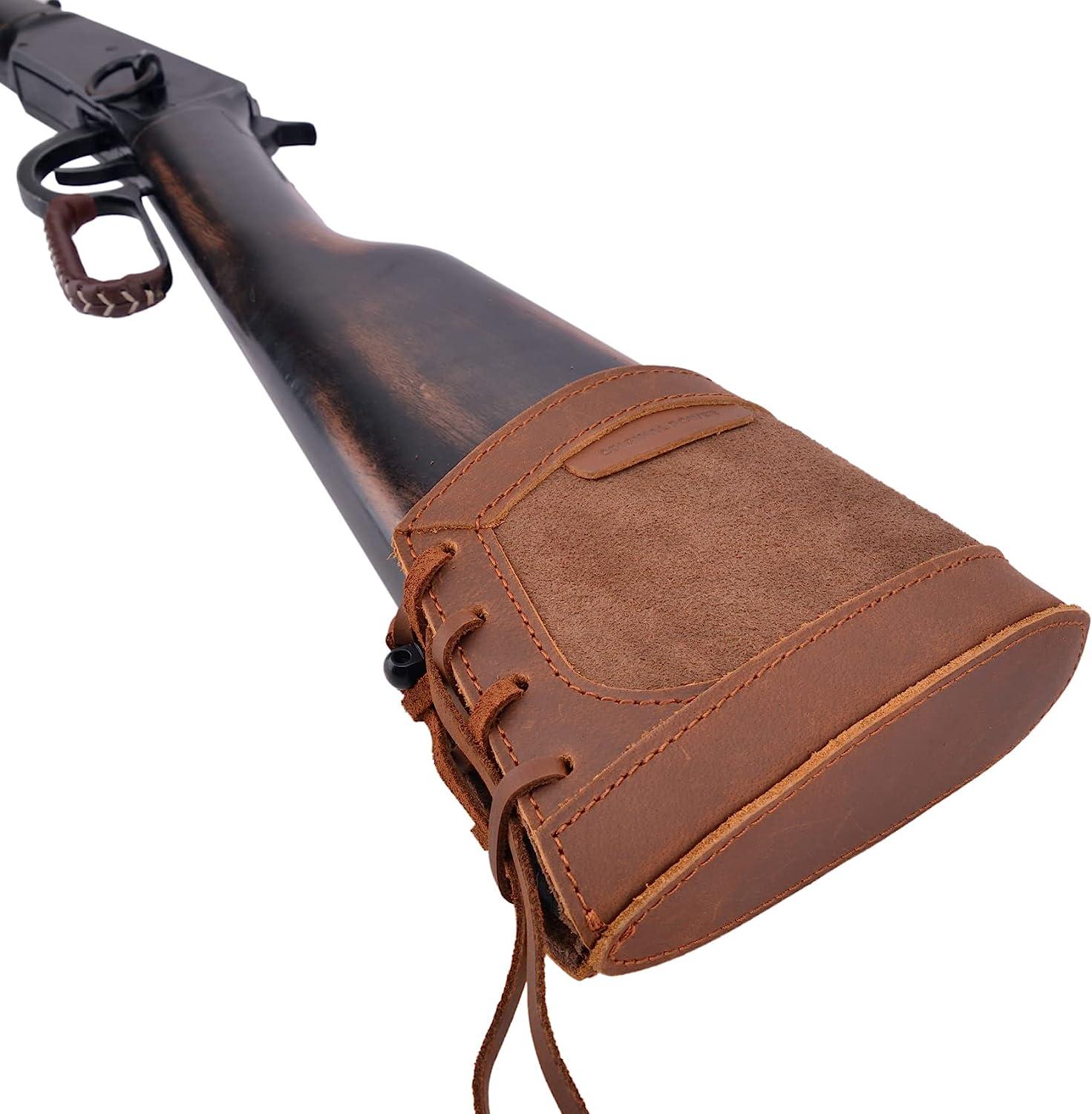 WAYNE'S DOG Leather Recoil Pads for Shotguns and Rifles Universal