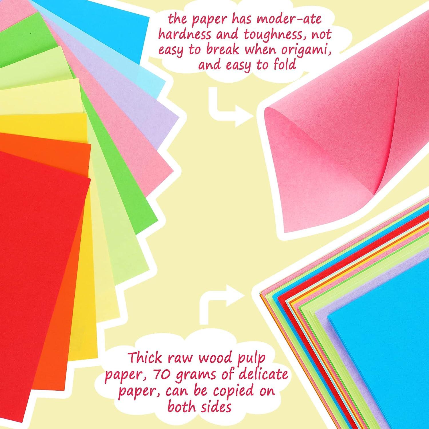 Ciieeo 200 Sheets Round Colored Paper Origami for Kids Colored Printing  Paper Color Cardstock Origami Paper Kit Colored Origami Round Painting  Paper