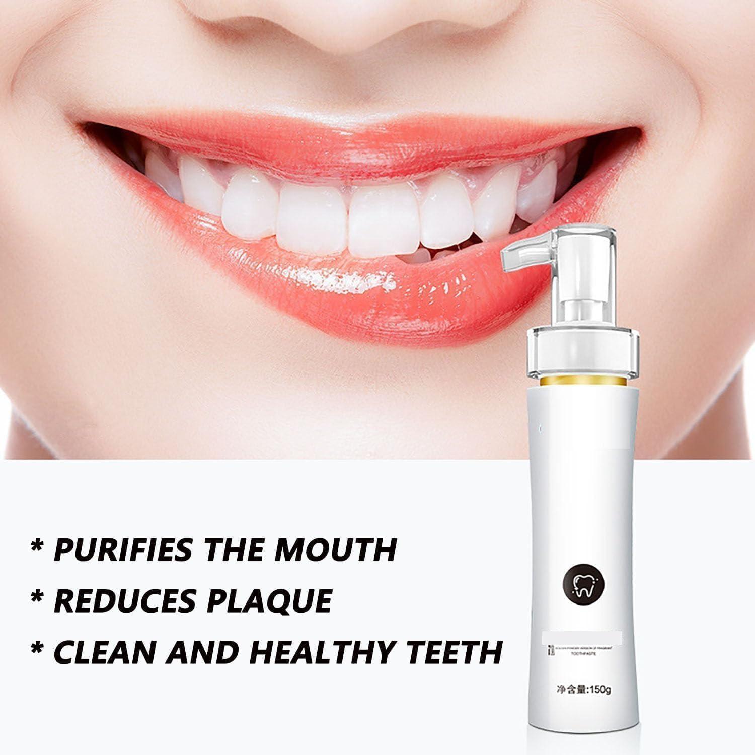 Gold Powder Toothpaste - Fast Whitening Tartar Remover & Gum Protection ...