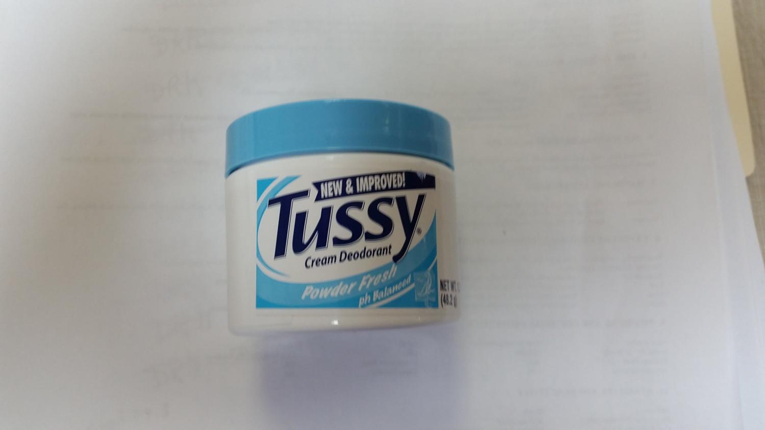 Tussy Deodorant Cream Powder Fresh 1.7 Oz (6 Pack) Long Lasting