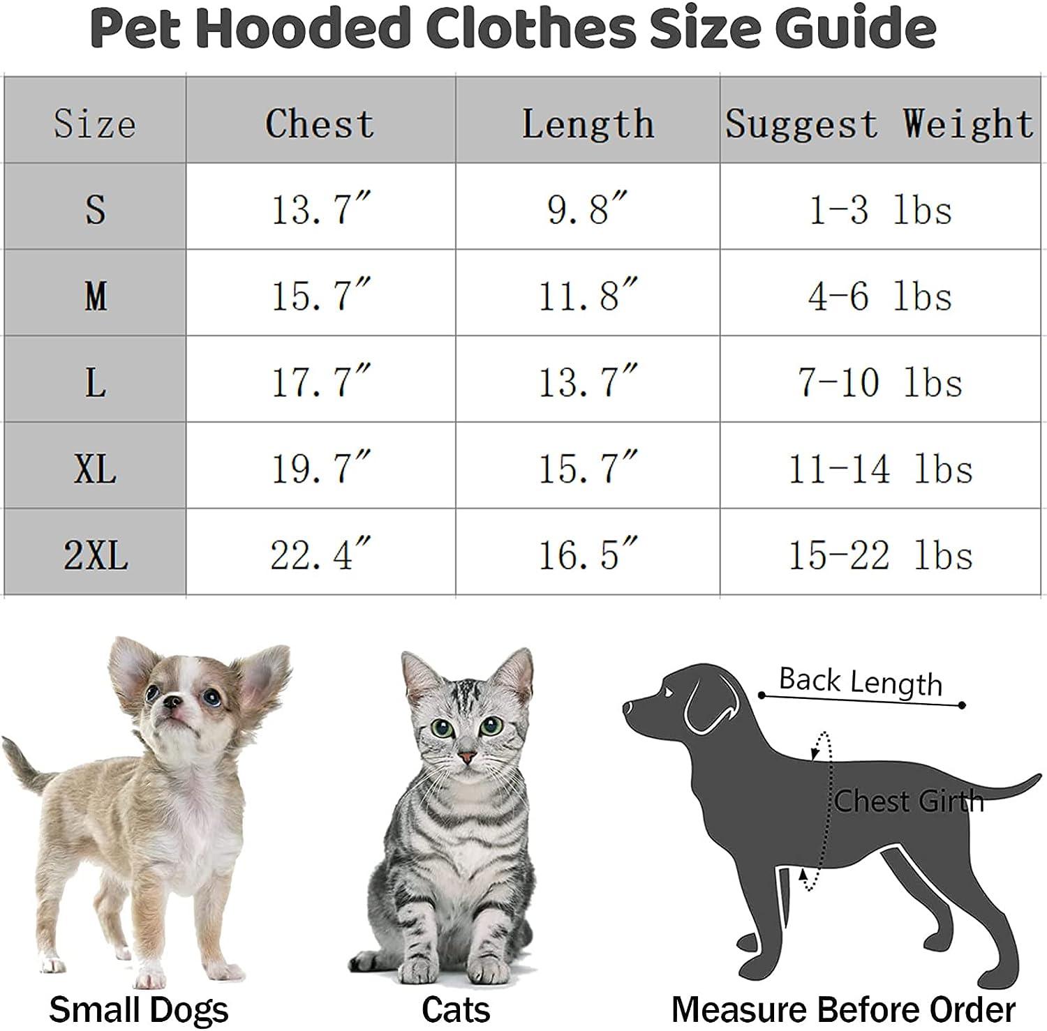 Dog Sweater for Small Medium Large Dog or Cat Warm Soft Pet 