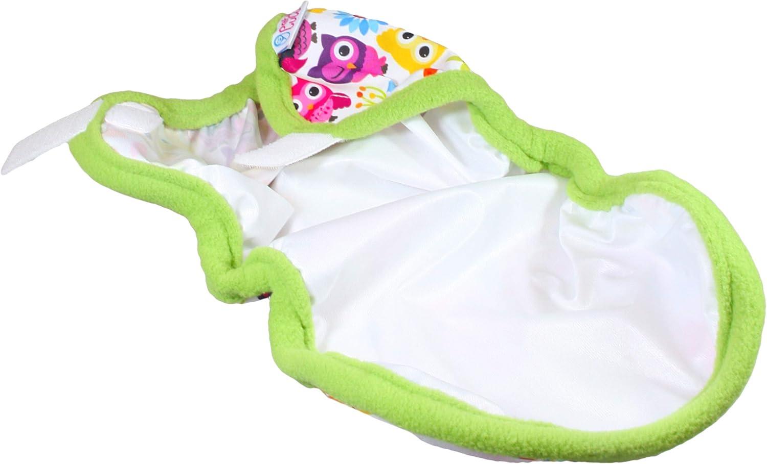 petitlulu White❄️ Petit Lulu Newborn Overpants for Cloth Diapers (2-6 kg) - Velcro