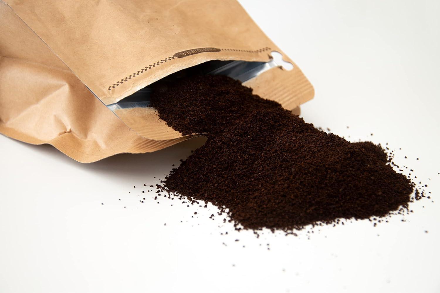 Kenyan AA Ground Coffee. Medium Roast Ground Coffee Single Origin. 500g