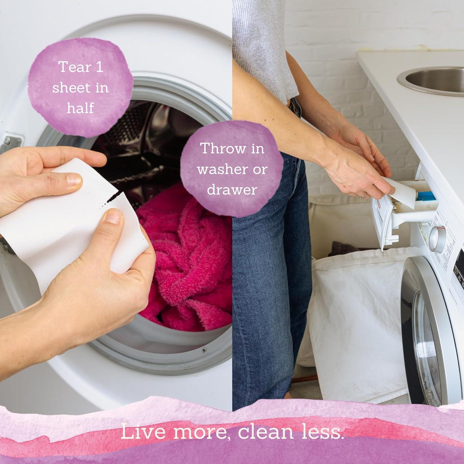 YOKUU Probiotic Laundry Sheets 64 loads Cherry Blossom Scented