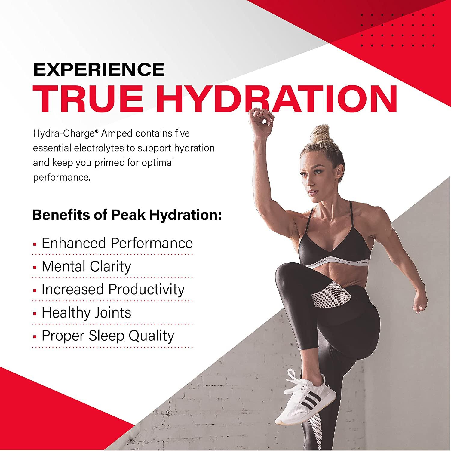 Electrolytes, Kaged Muscle HydraCharge Amped Electrolyte Powder Packet