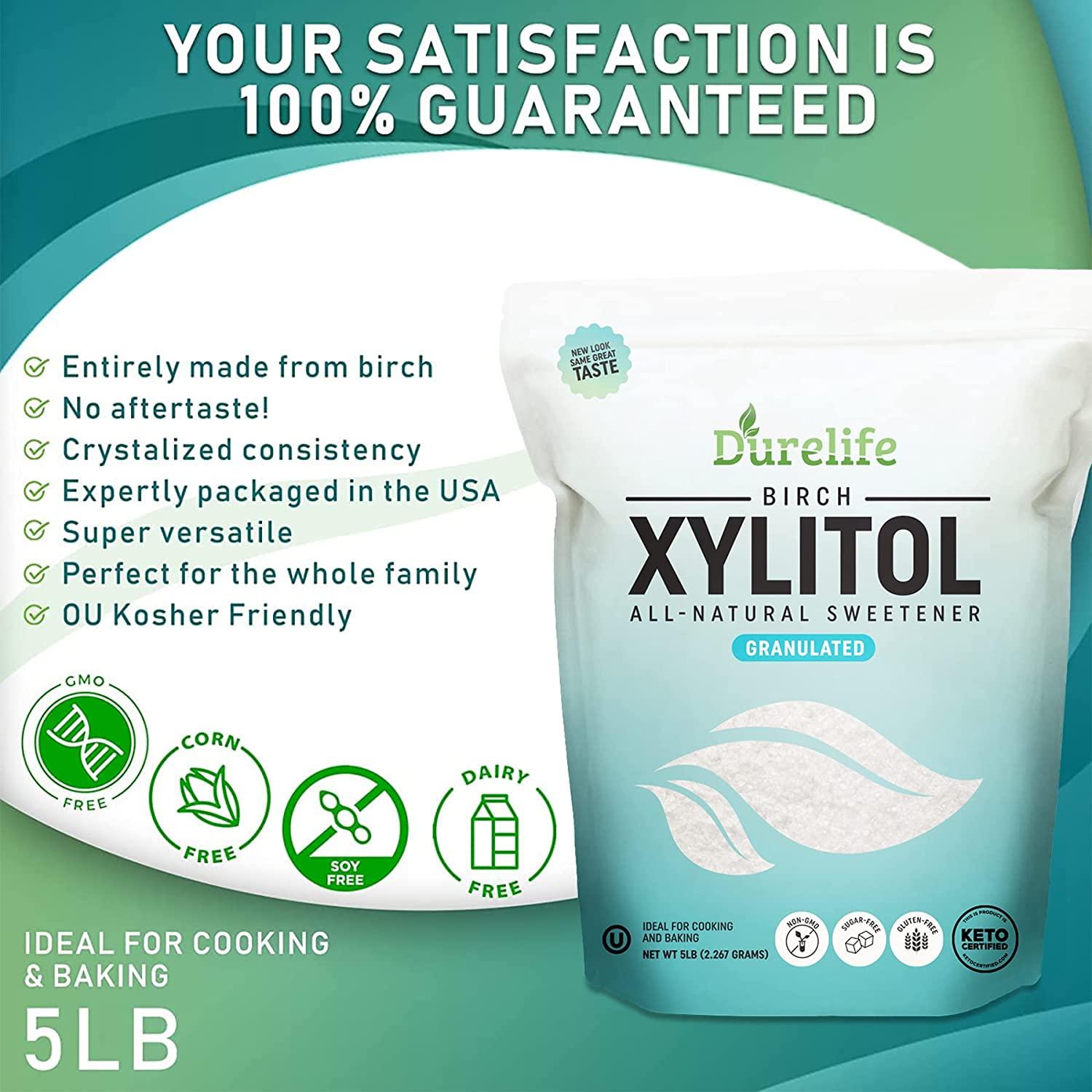 Durelife USDA organic erythritol sweetener 5 lb, non gmo verified