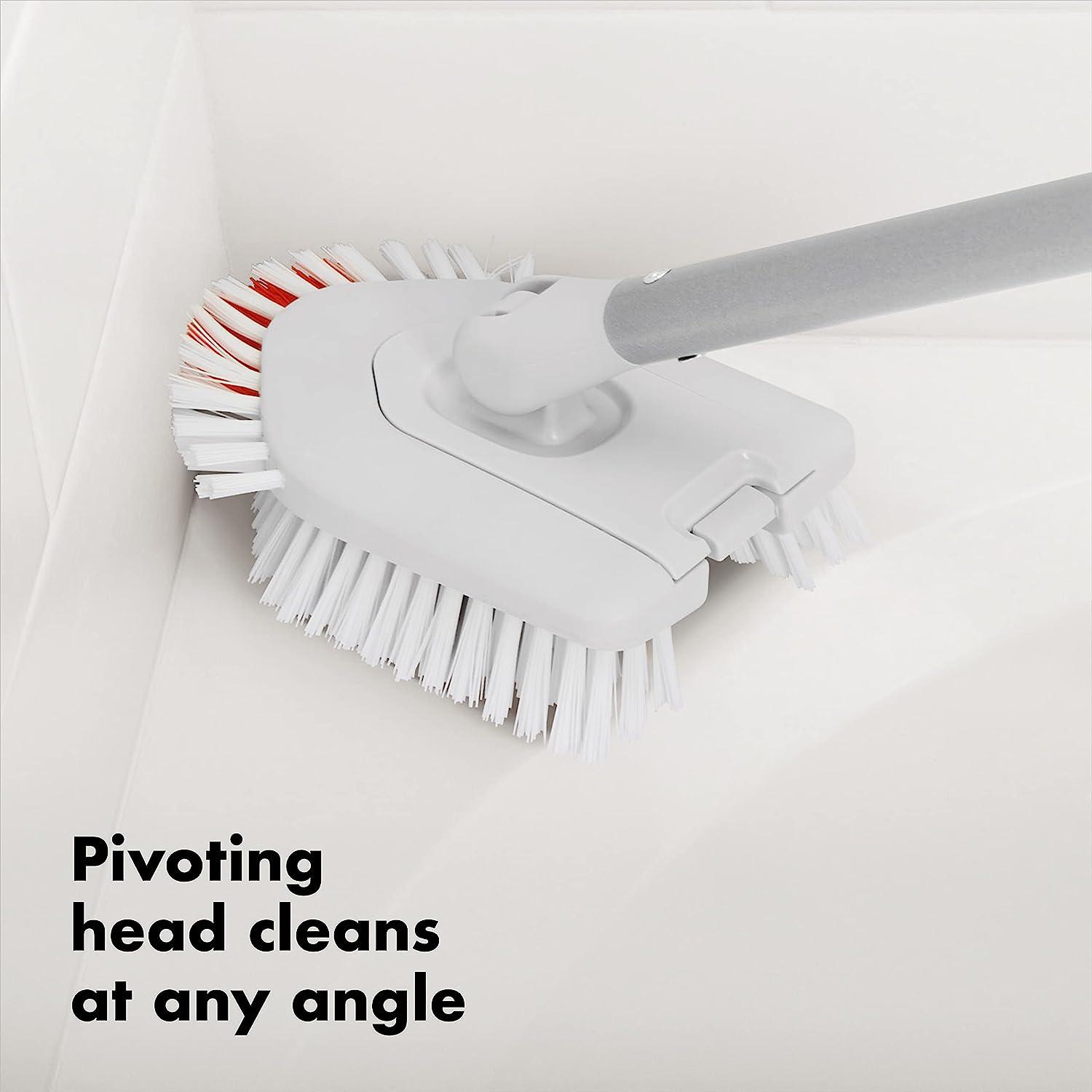 OXO Good Grips Extendable Tub & Tile Brush Effortlessly clean hardto