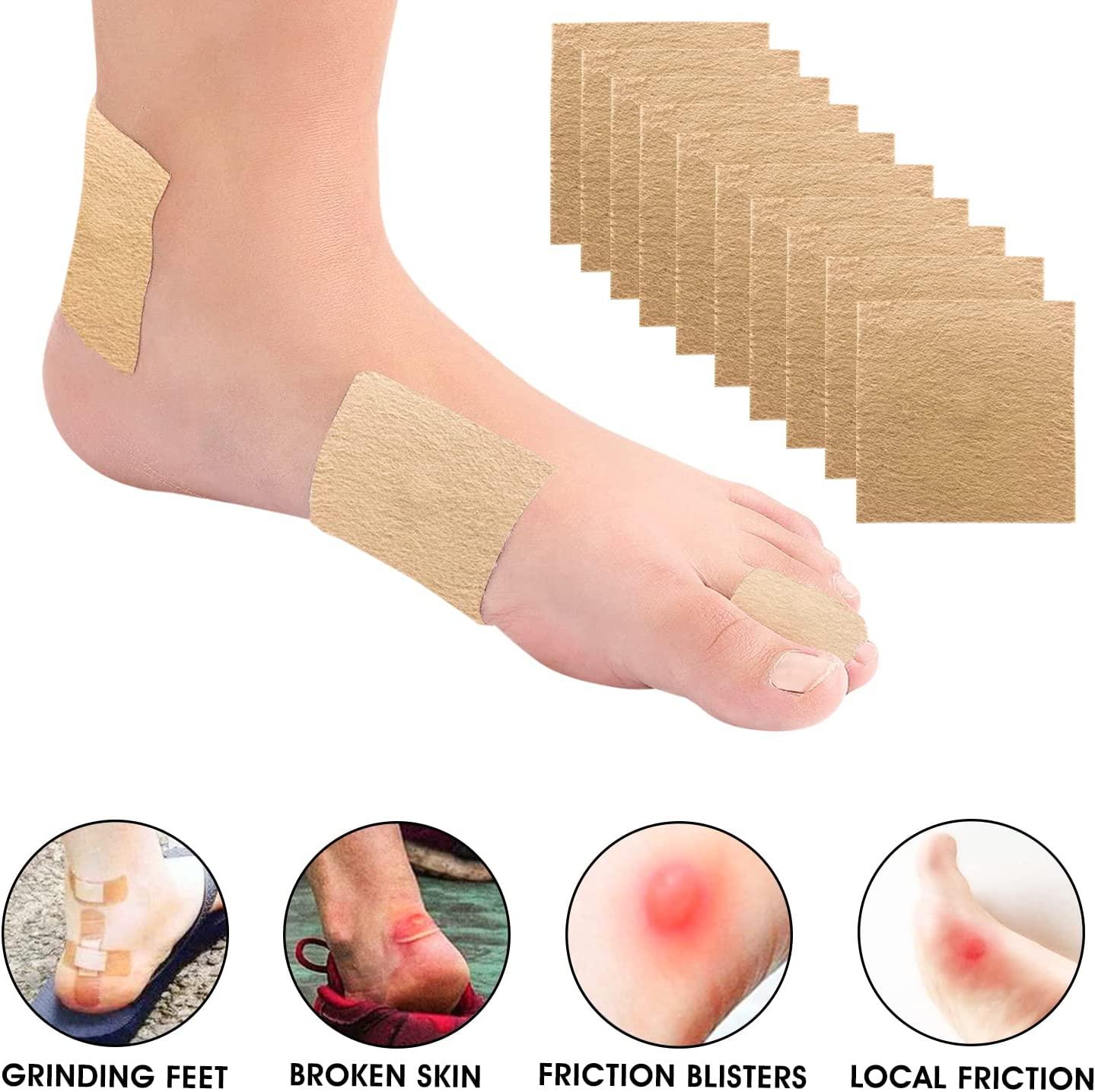 Extra Durable Moleskin Patches 3" x 3" 10 Pack