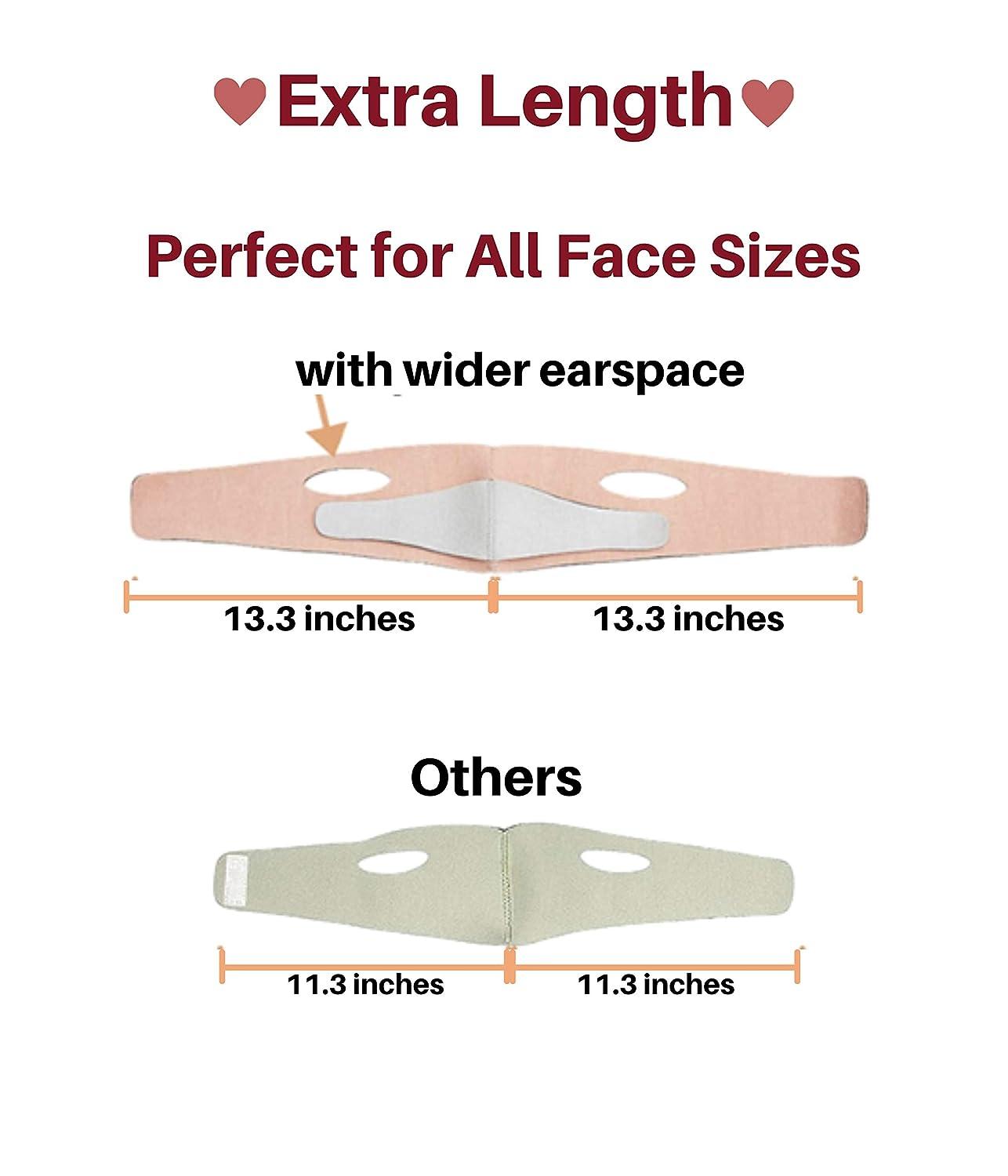 JOYUP Extra Length Premium Double Chin Reducer Strap Face Lifting Belt