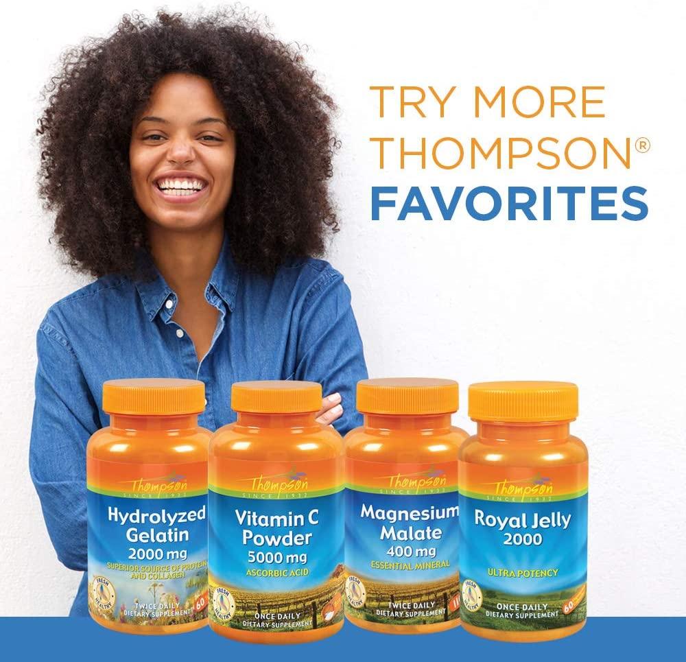 Thompson Zinc Picolinate 25 mg 60 Tablets for Immune Support & Wellness