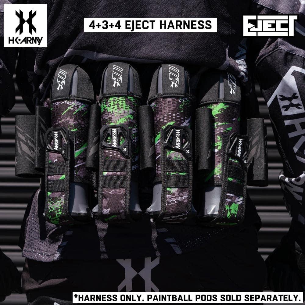 HK Army 4+3 Eject Paintball Harness Pod Pack Electric Electric 4+3