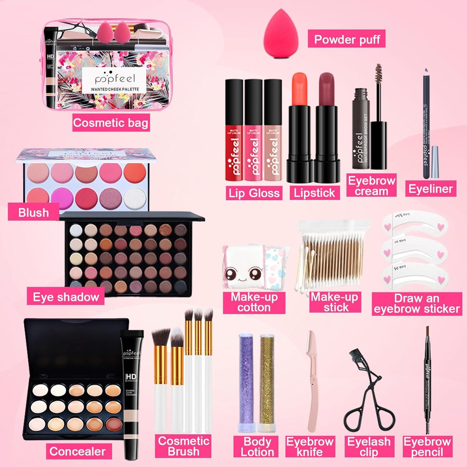 All-in-one Makeup Set Gift Surprise Full Makeup Kit for Women Cosmetic ...