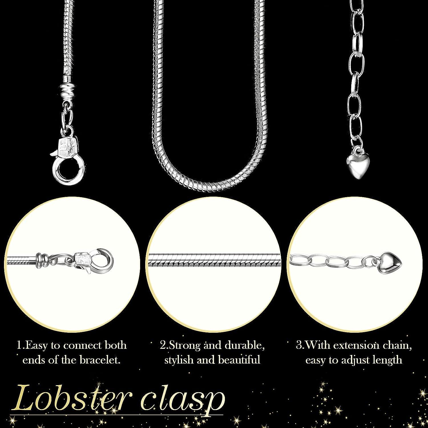 Charm bracelet on sale chain types