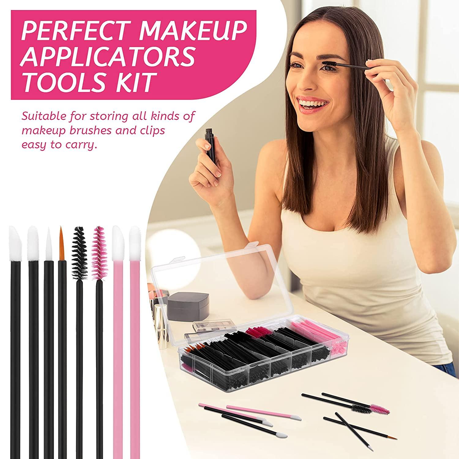 263 Pieces Makeup Applicators Tools Kit, Include 50 Disposable Eyeliner