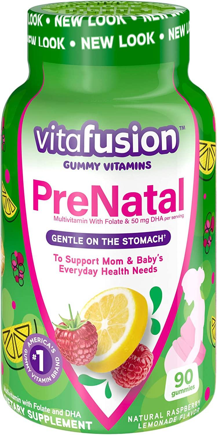VitaFusion PreNatal DHA & Folic Acid Multivitamin Gummies 90 Count
