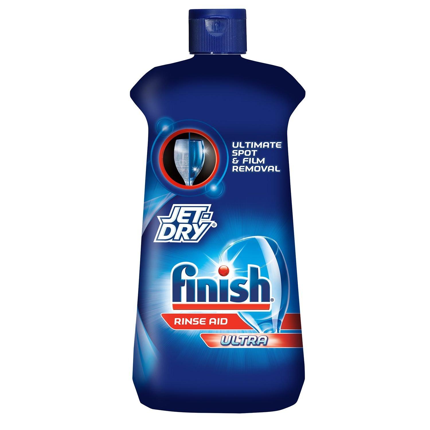 Finish JetDry Ultra Rinse Aid 250 Loads 27.5 oz. Vinegar 27.5 Fl