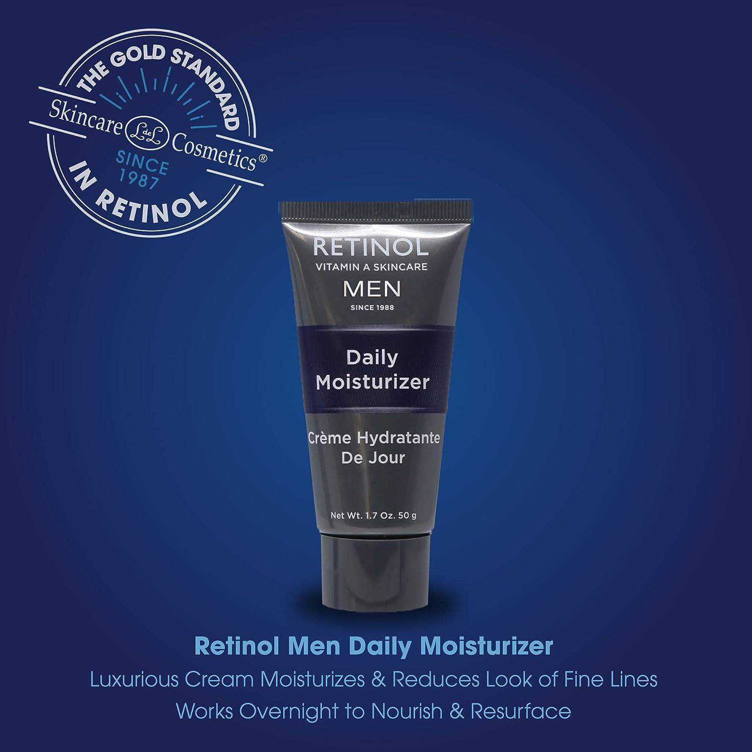 Men's Retinol Daily Moisturizer AntiAging Benefits & Deep Hydration
