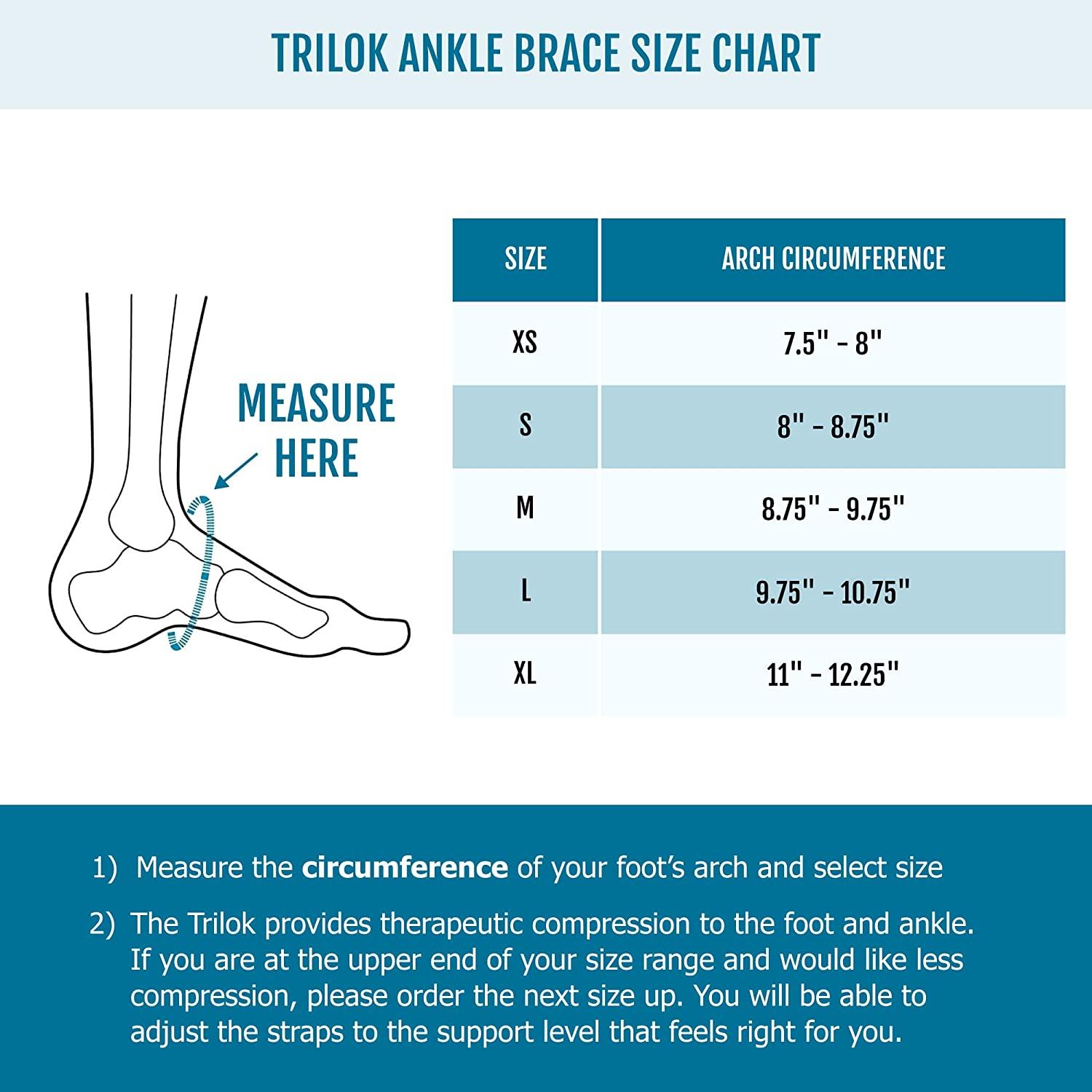 BIOSKIN TriLok Ankle BraceFoot and Ankle Support for Ankle Sprains