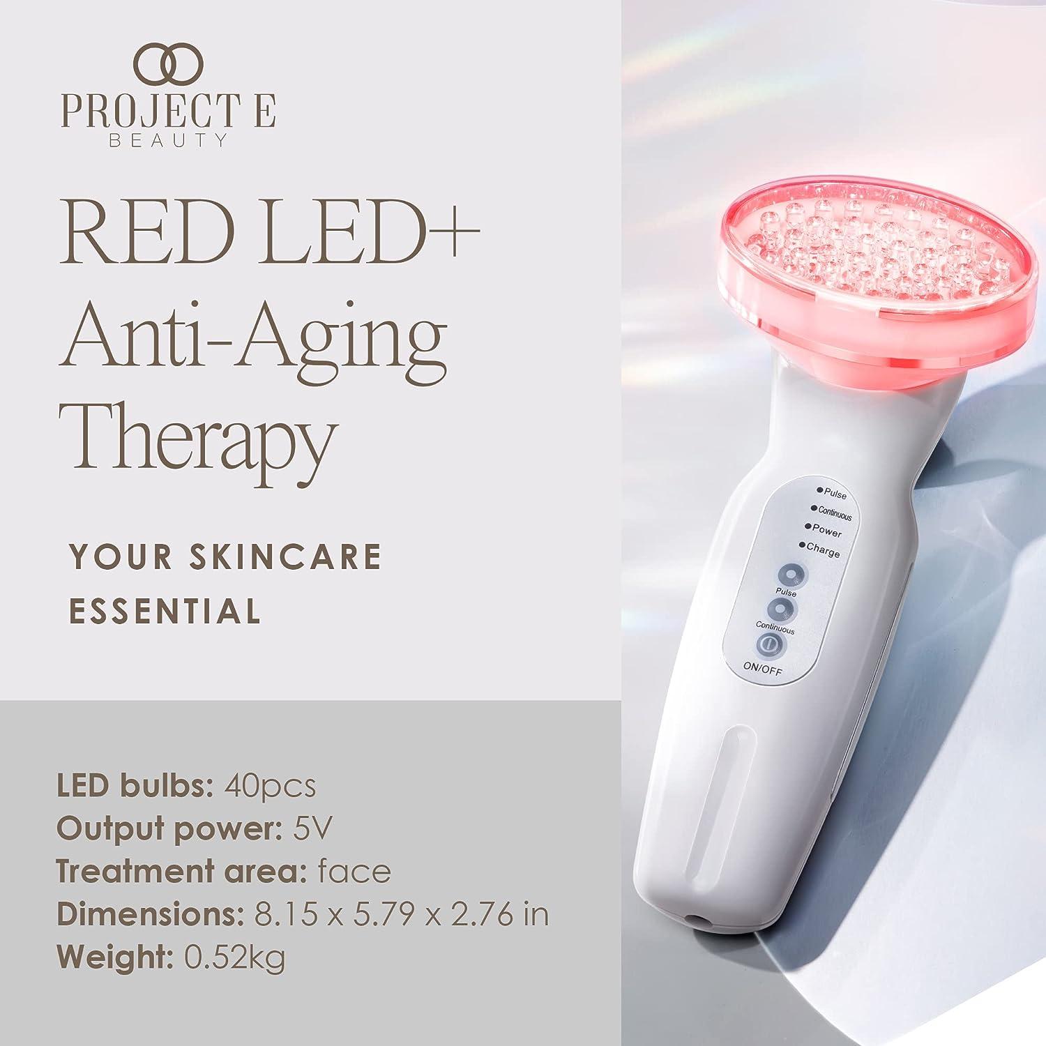 Project E Beauty Red LED Anti-Aging Therapy | Collagen Boosting