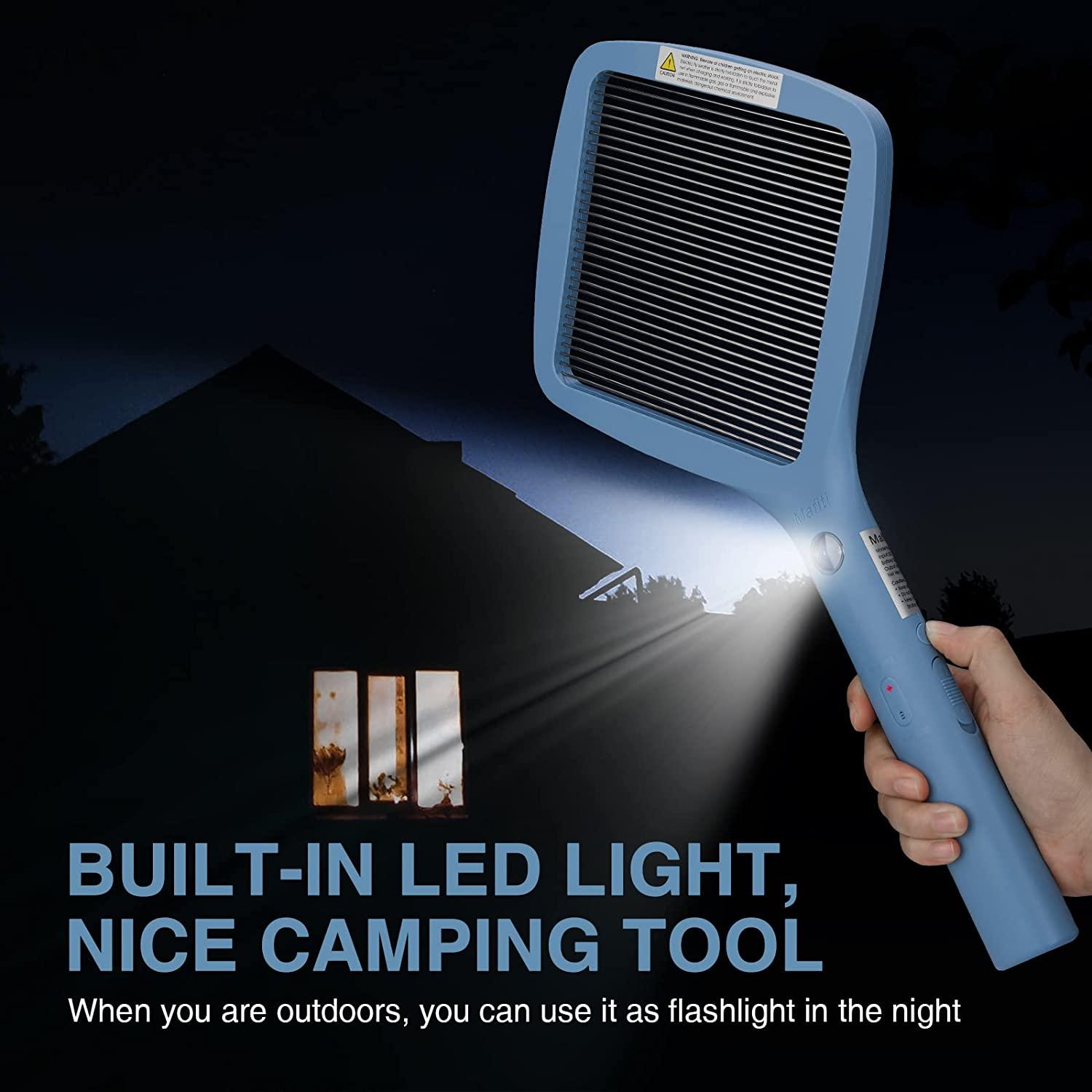 mafiti Electric Fly Swatter Rechargeable Mosquito Zapper Bug Zapper