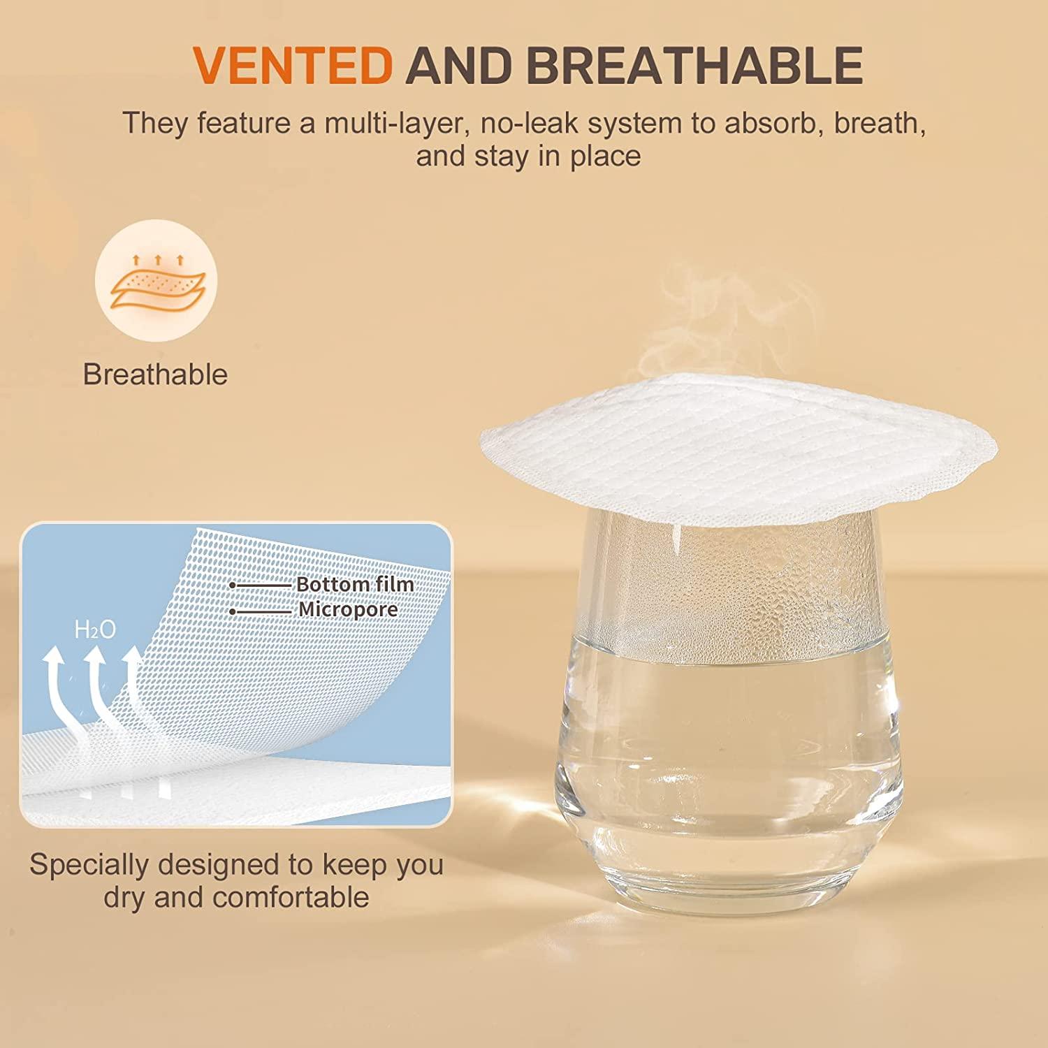 NCVI Disposable Nursing Breast Pads for Women Ultra Thin Breastfeeding