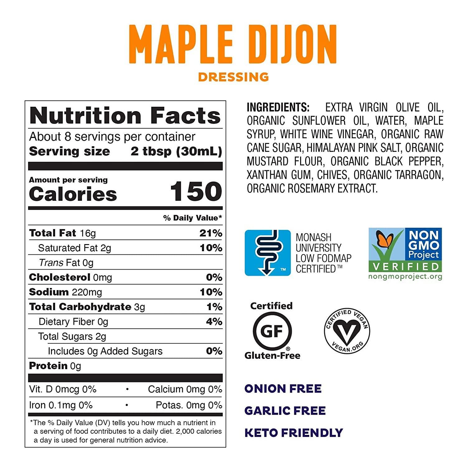 Fody Foods Vegan Variety Salad Dressing Pack Low FODMAP Certified