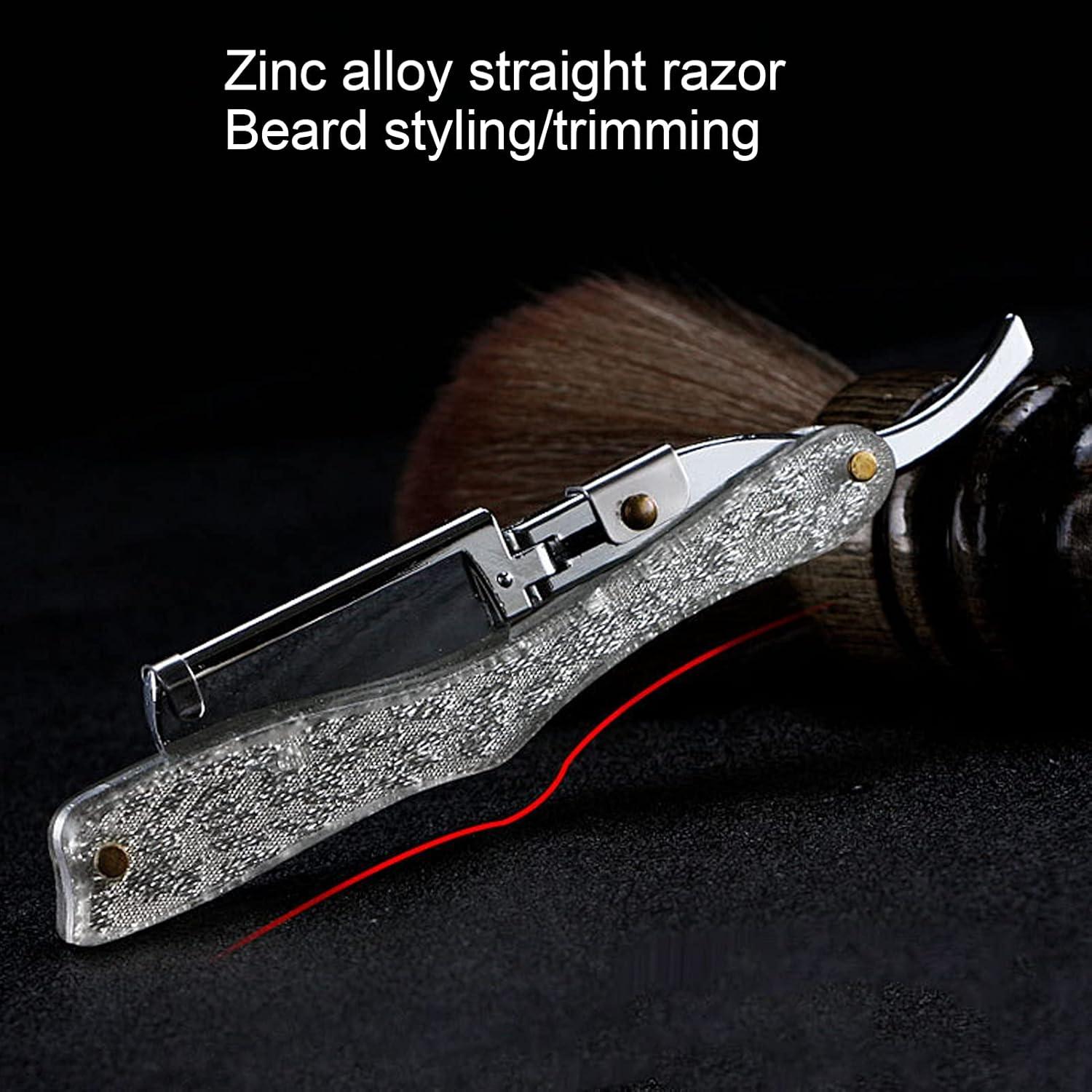 Razor Manual Beard Shaver with No Peeled Lacquer Crystal Plate Handle ...