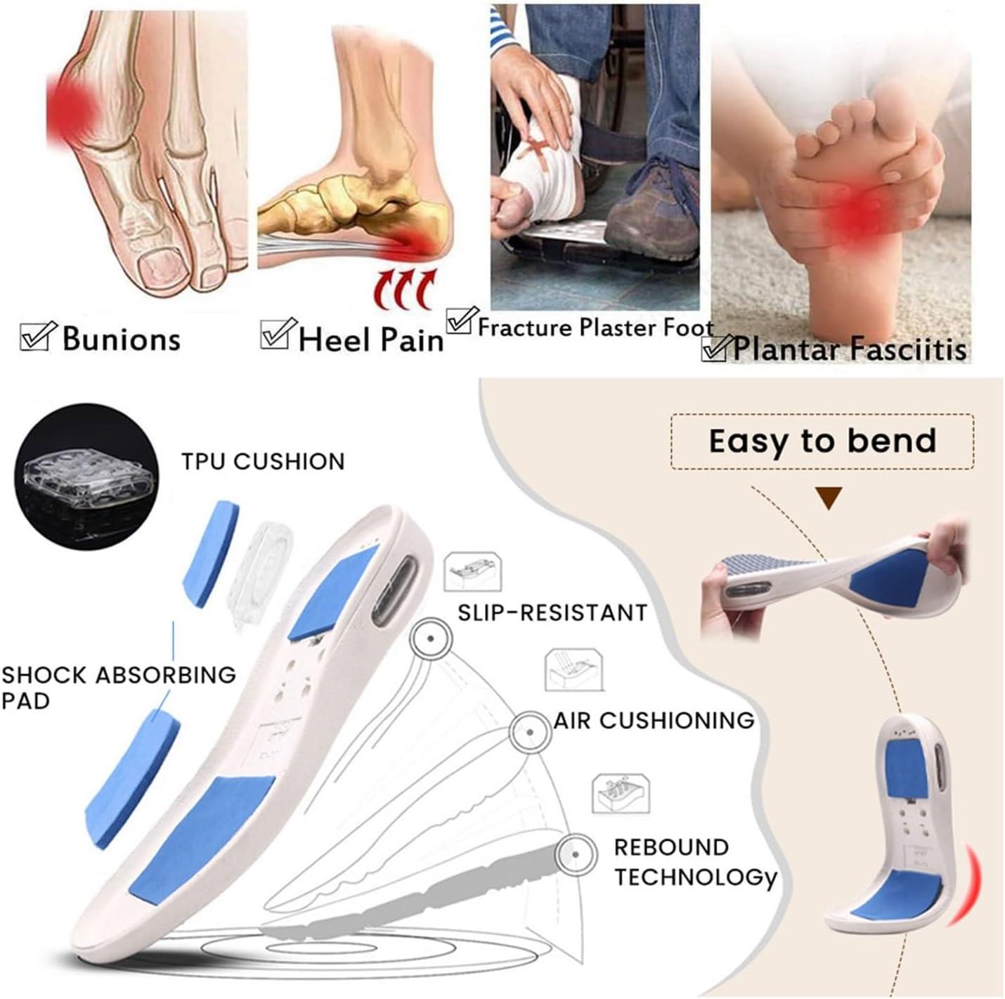 Plantar Fasciitis Shoes for Women Adjustable Breathable Plus