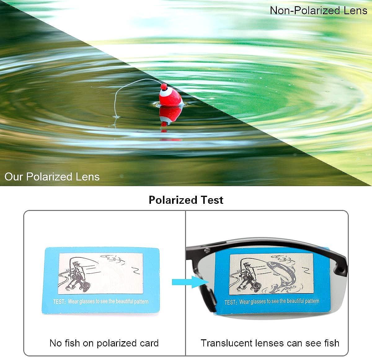 Photochromic Sport Polarized Sunglasses for Men Women Driving