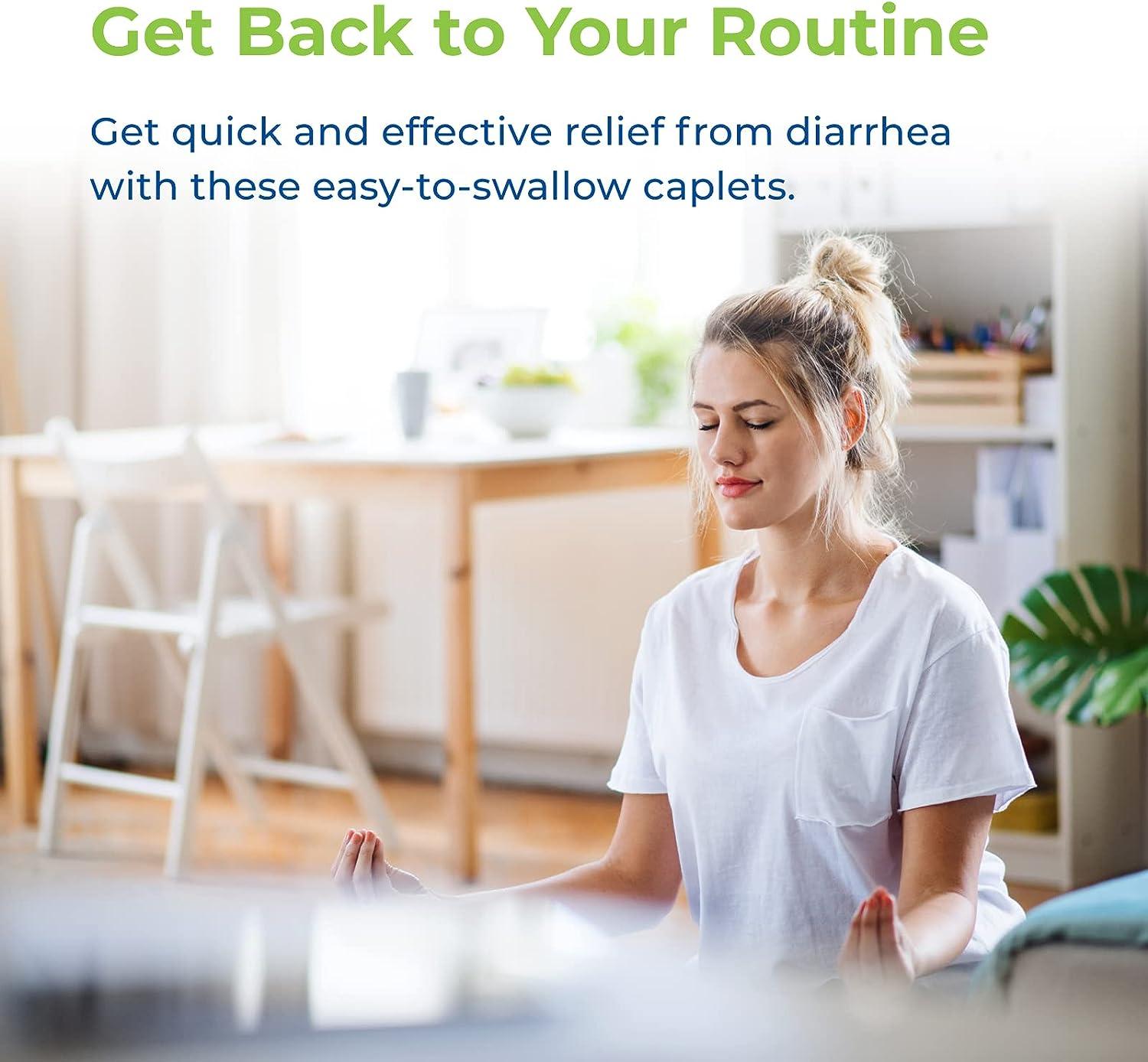 Rite Aid AntiDiarrheal Caplets 24 Count 2 mg Loperamide Control