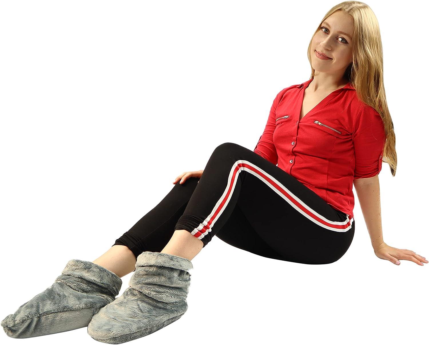 Mars Wellness Heated Microwavable Foot Booties Microwavable