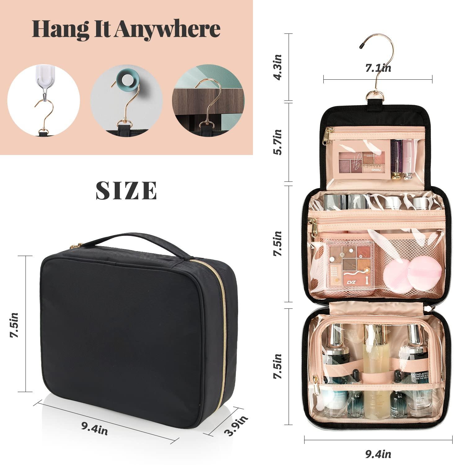 Borsa da viaggio appendibile per articoli da toeletta – Rosa/Rosato