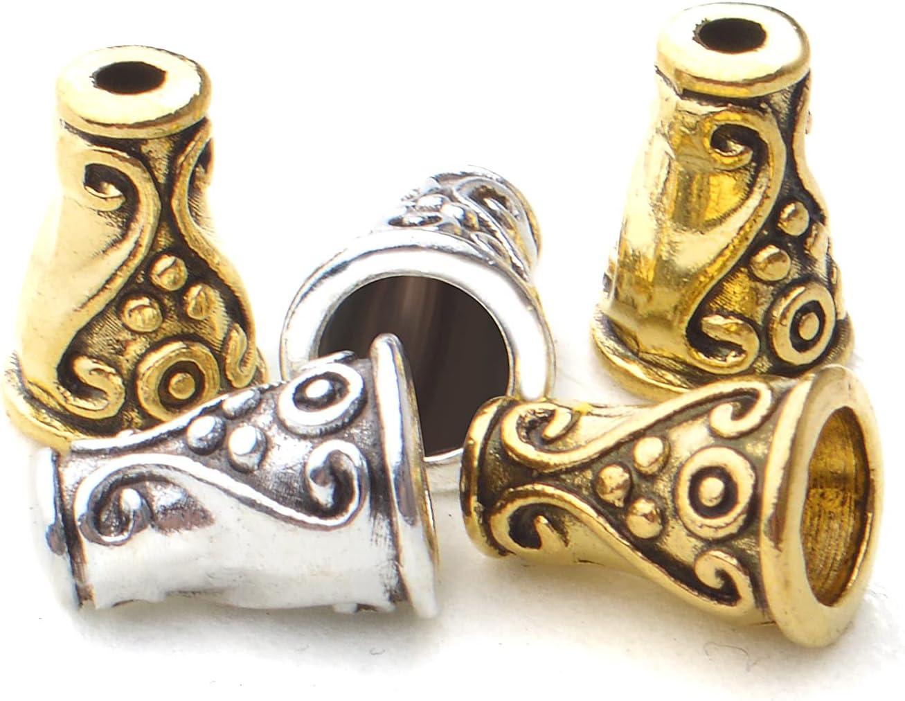 Cone hot sale bead caps