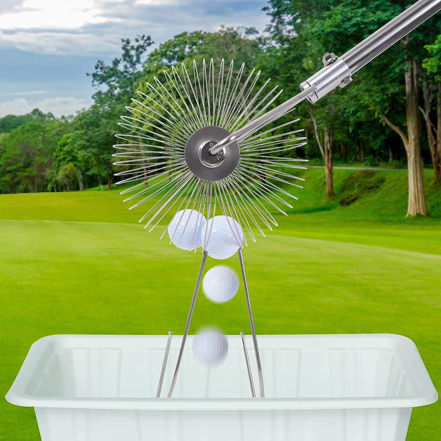 River Hill Golf Golf Ball Retriever, Rolling Golf Ball Picker Upper