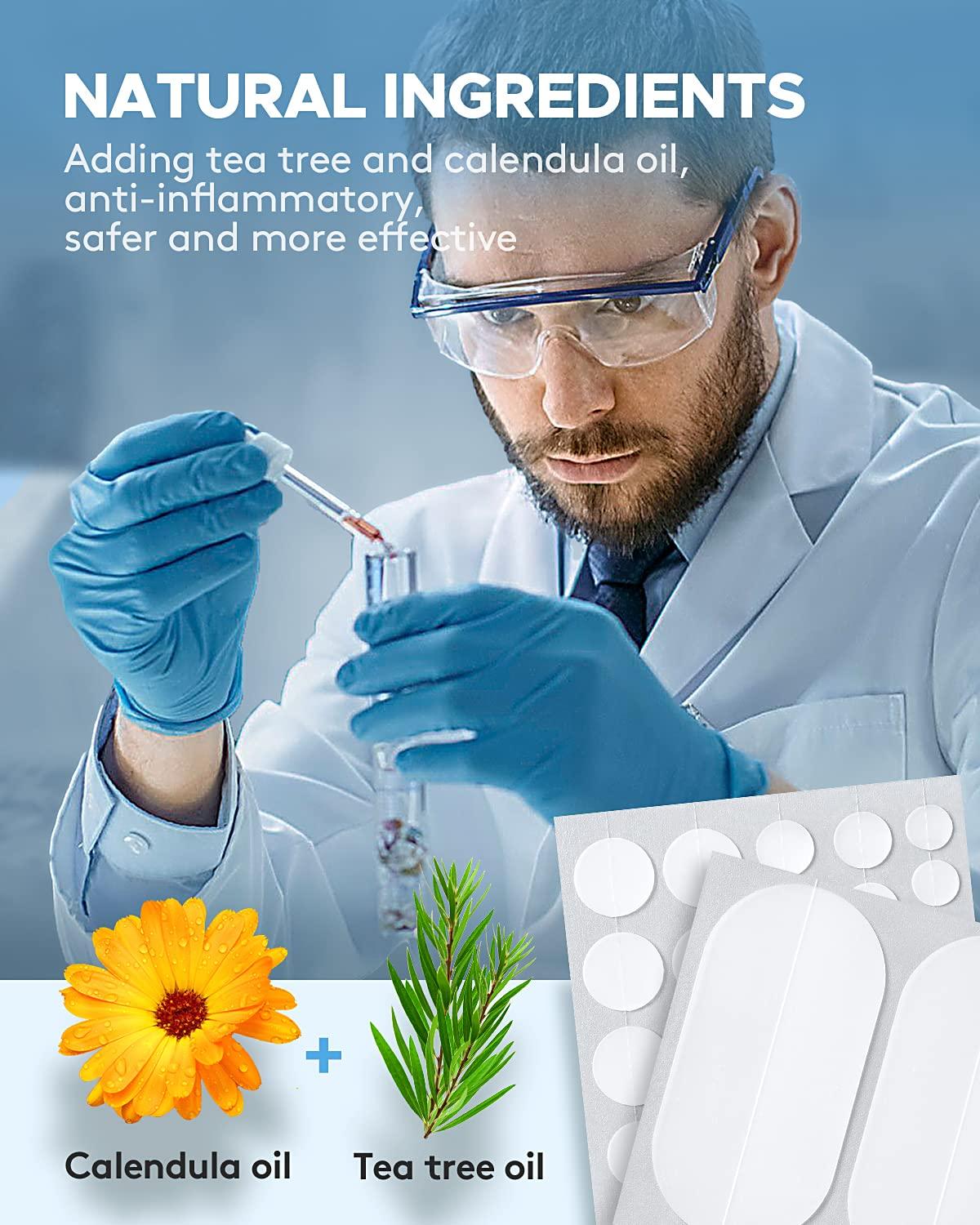 Acne Pimple Patches, 5 Sizes 80 Patches for Large Zit Breakouts