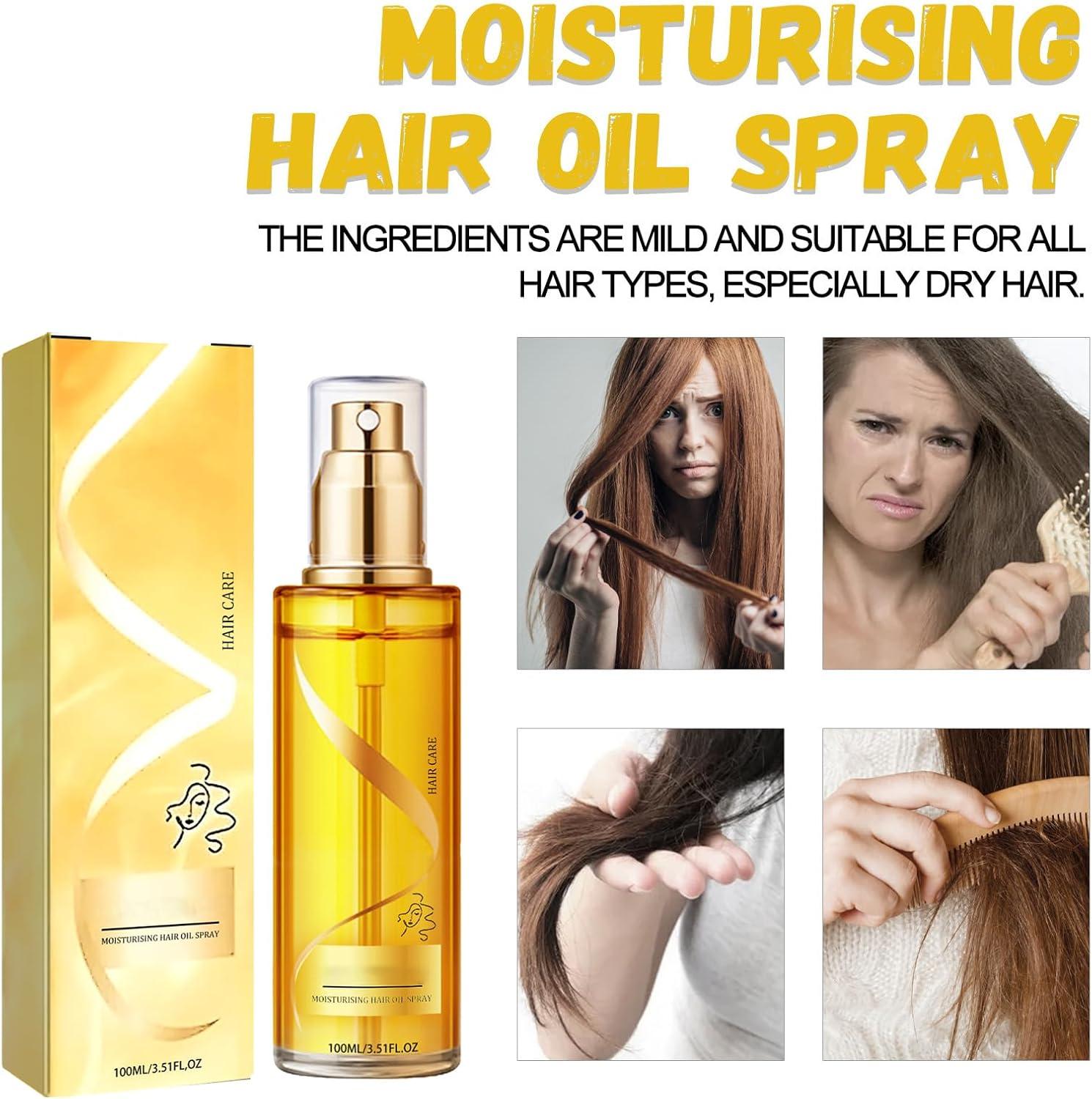Nourishing hair spray with essential oils hair oil repair anti
