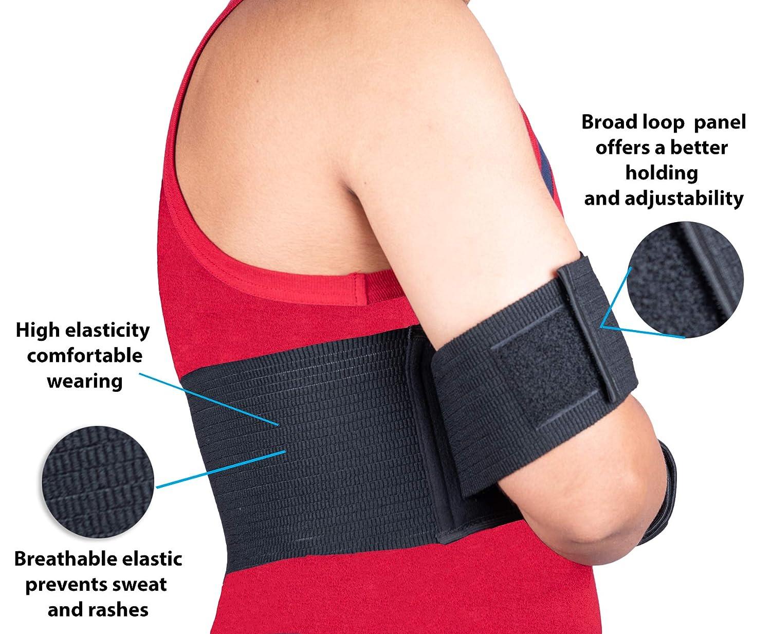 Wonder Care Shoulder Immobilizer Arm Sling - Black, 42-54 Inches | Buy ...