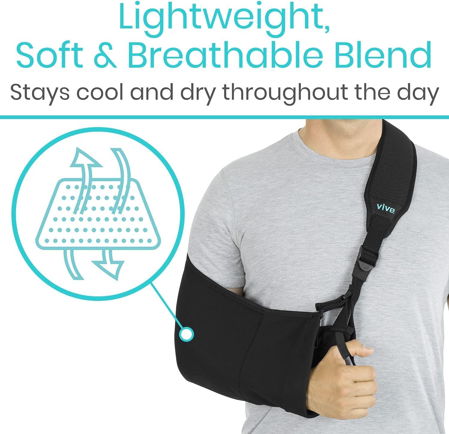 Lv. life Universal Arm Sling Adjustable Soft Padded Shoulder Strap
